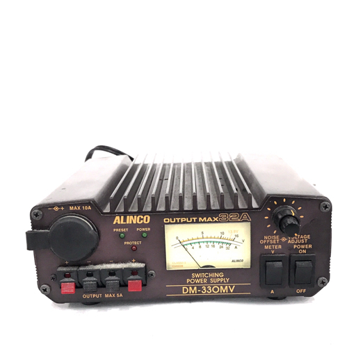 ALINCO OUTPUT MAX32A AWITCHING POWER SUPPLY DM-330MV 無線機器用安定化電源器